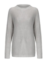 Round Neck Drop Shoulder Sweater